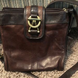 Tignanello crossbody leather handbag
